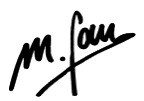Unterschrift groß